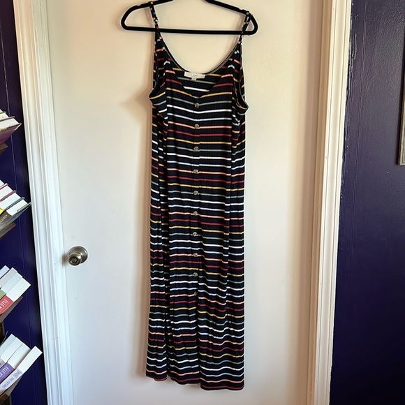 LOFT Dresses & Skirts - Loft Striped Dress size XL